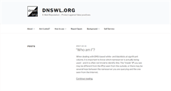 Desktop Screenshot of dnswl.org
